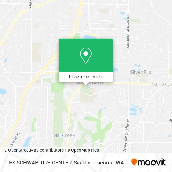 LES SCHWAB TIRE CENTER map