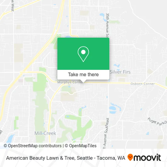 American Beauty Lawn & Tree map