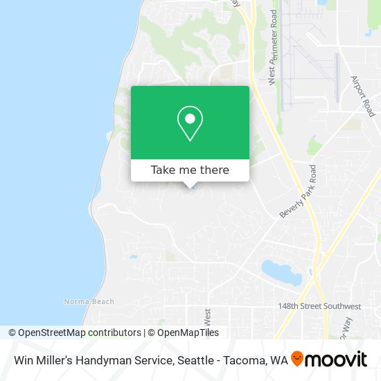 Win Miller's Handyman Service map