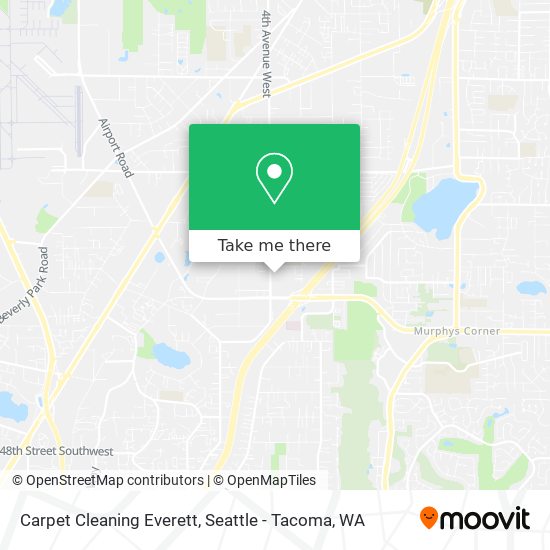 Carpet Cleaning Everett map