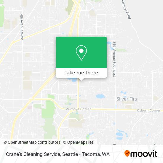 Mapa de Crane's Cleaning Service