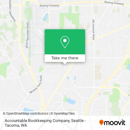 Mapa de Accountable Bookkeeping Company