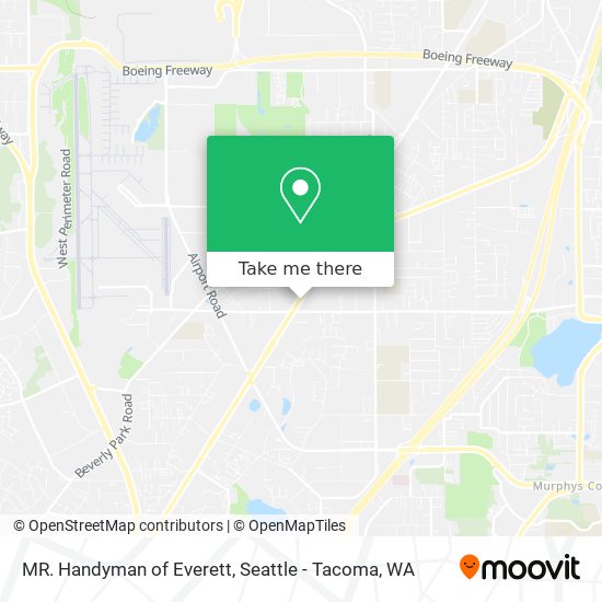 MR. Handyman of Everett map