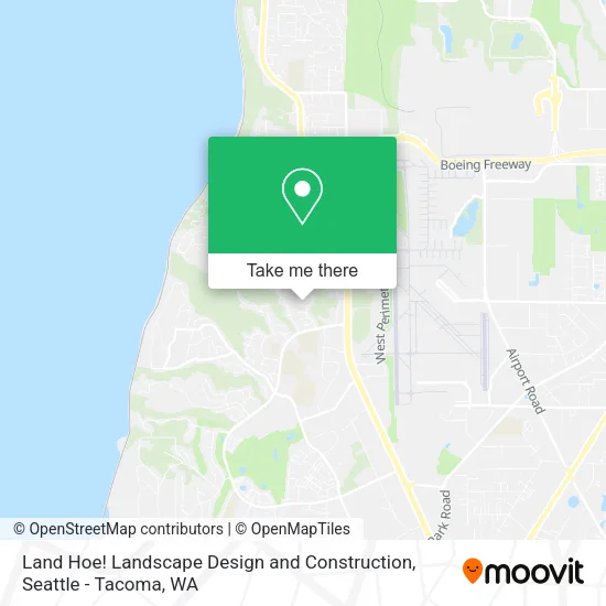 Mapa de Land Hoe! Landscape Design and Construction
