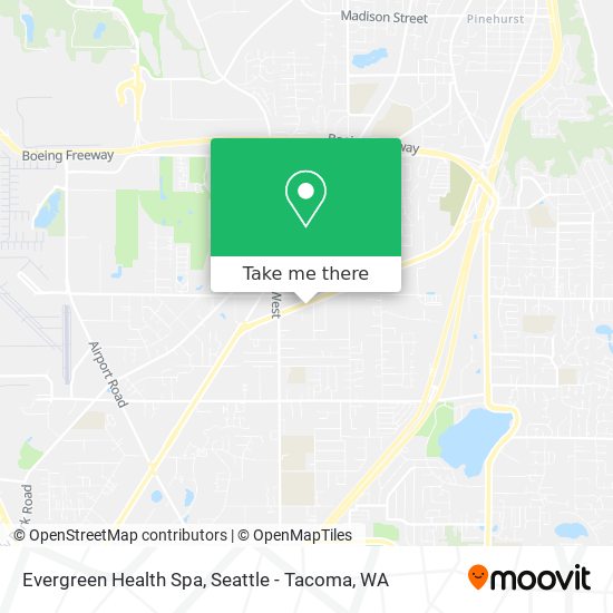 Evergreen Health Spa map