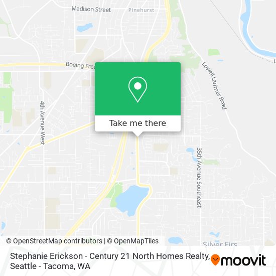 Stephanie Erickson - Century 21 North Homes Realty map