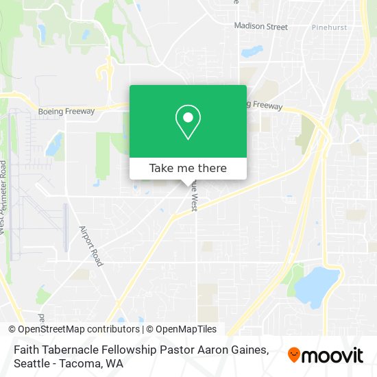 Mapa de Faith Tabernacle Fellowship Pastor Aaron Gaines