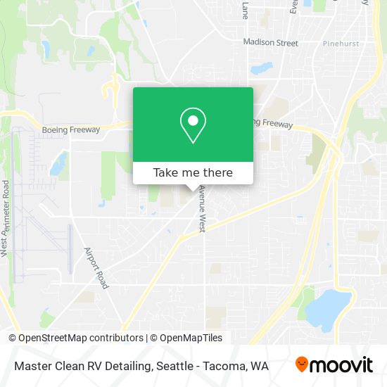 Master Clean RV Detailing map