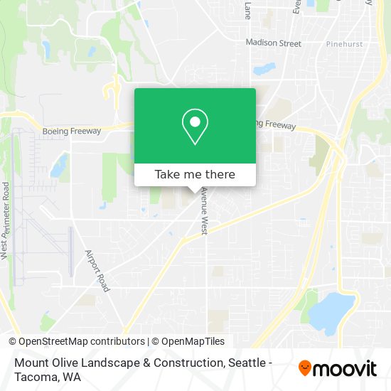 Mount Olive Landscape & Construction map