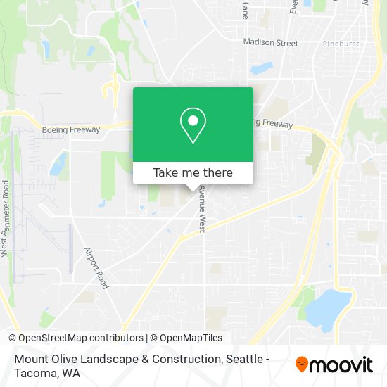 Mapa de Mount Olive Landscape & Construction