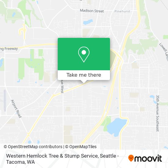 Mapa de Western Hemlock Tree & Stump Service