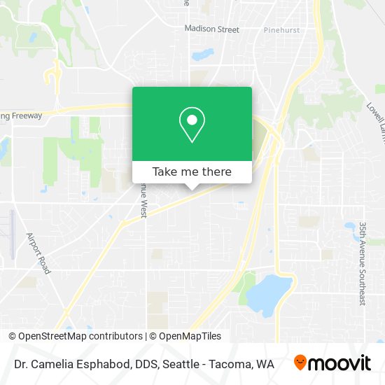 Dr. Camelia Esphabod, DDS map