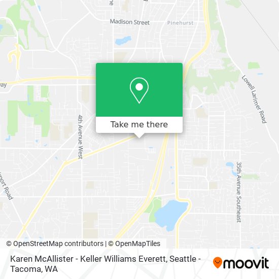 Karen McAllister - Keller Williams Everett map