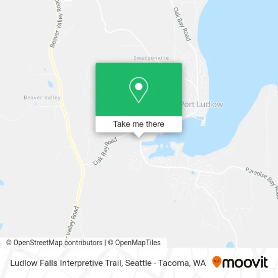 Ludlow Falls Interpretive Trail map