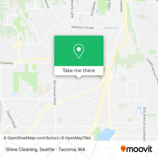 Shine Cleaning map