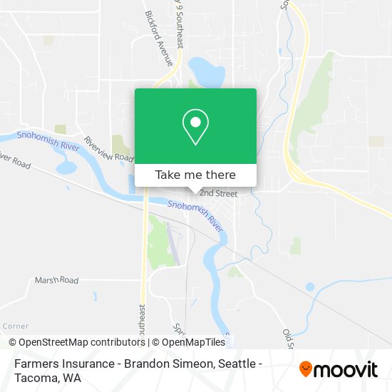 Mapa de Farmers Insurance - Brandon Simeon