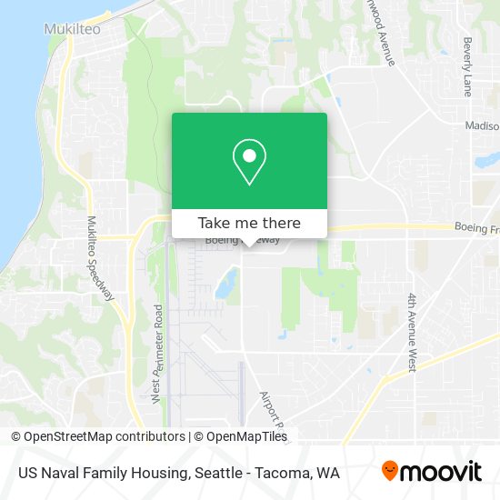 Mapa de US Naval Family Housing