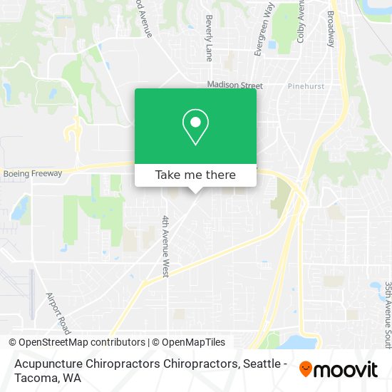 Acupuncture Chiropractors Chiropractors map