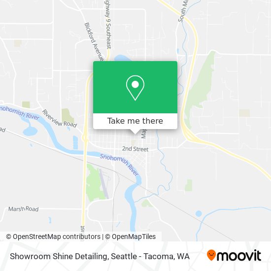 Showroom Shine Detailing map