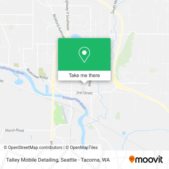 Mapa de Talley Mobile Detailing