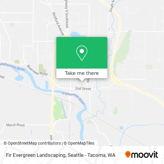 Fir Evergreen Landscaping map