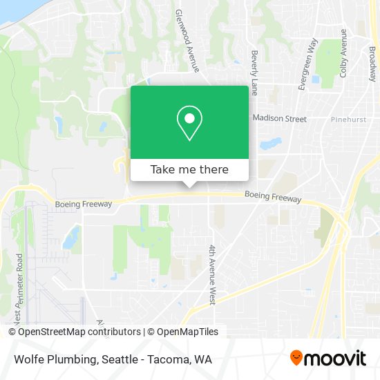 Mapa de Wolfe Plumbing