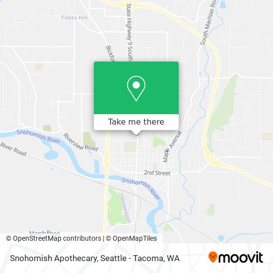 Snohomish Apothecary map