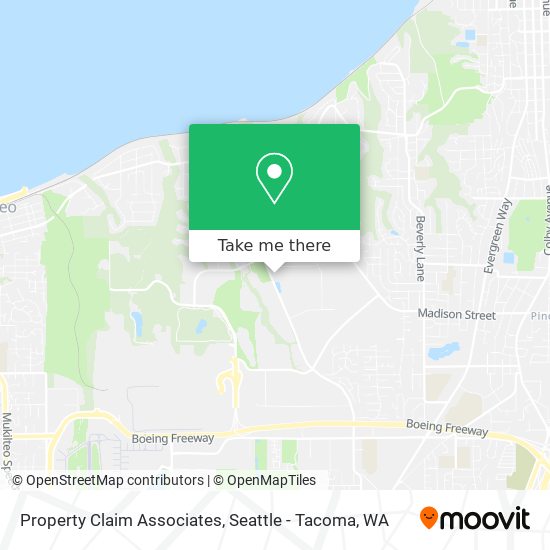 Mapa de Property Claim Associates