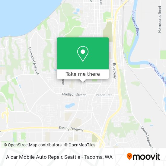 Mapa de Alcar Mobile Auto Repair