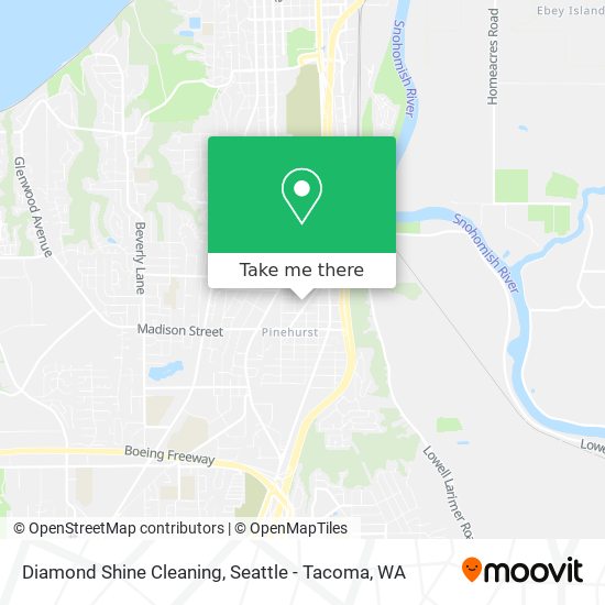 Diamond Shine Cleaning map