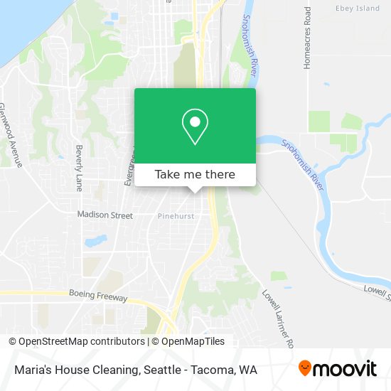 Maria's House Cleaning map