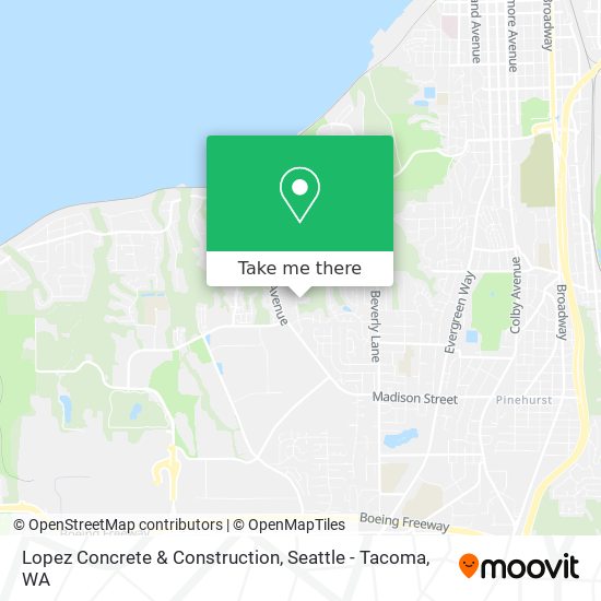 Lopez Concrete & Construction map