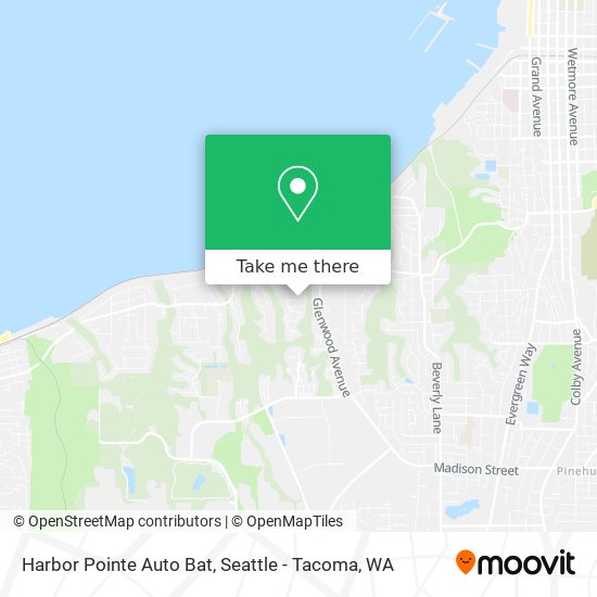 Harbor Pointe Auto Bat map