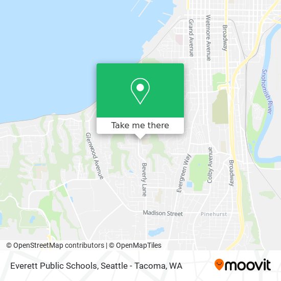 Mapa de Everett Public Schools