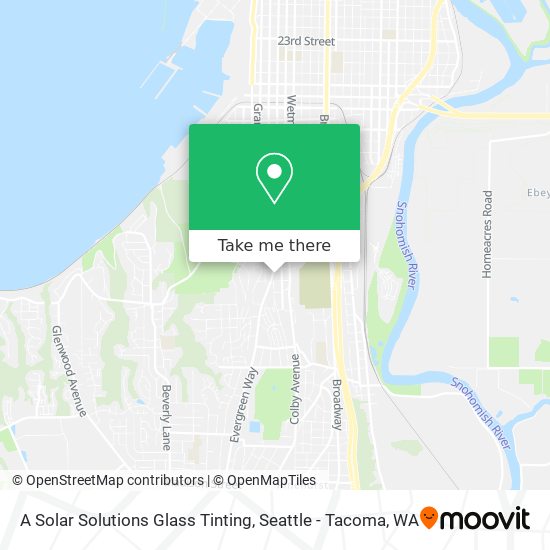 Mapa de A Solar Solutions Glass Tinting