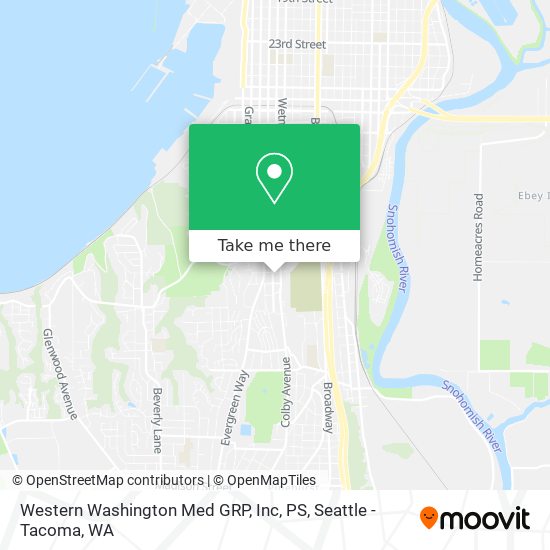 Mapa de Western Washington Med GRP, Inc, PS