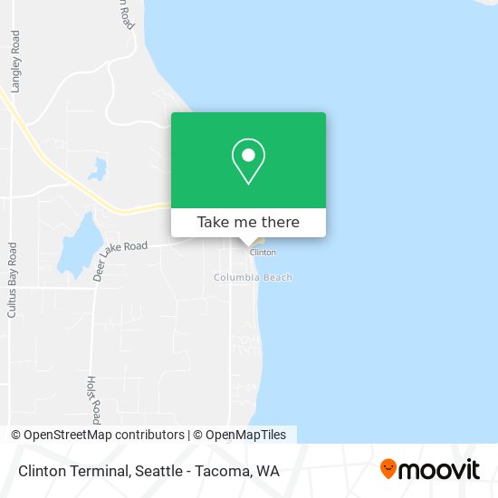 Mapa de Clinton Terminal