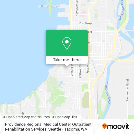 Mapa de Providence Regional Medical Center Outpatient Rehabilitation Services