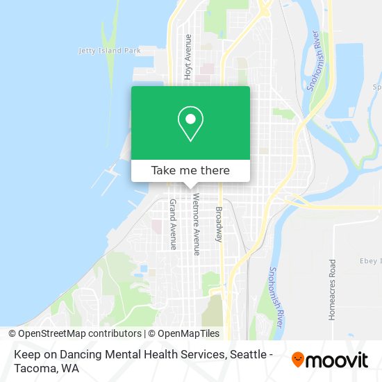 Mapa de Keep on Dancing Mental Health Services