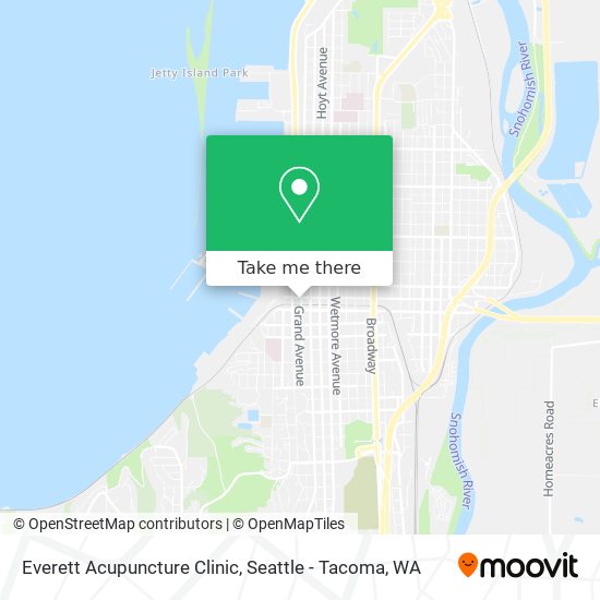 Mapa de Everett Acupuncture Clinic