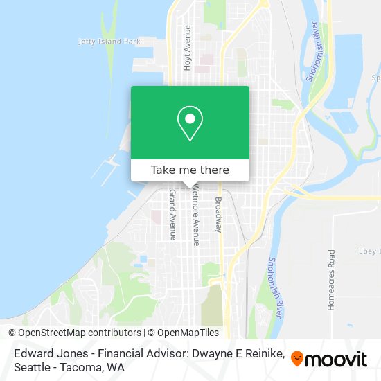 Mapa de Edward Jones - Financial Advisor: Dwayne E Reinike