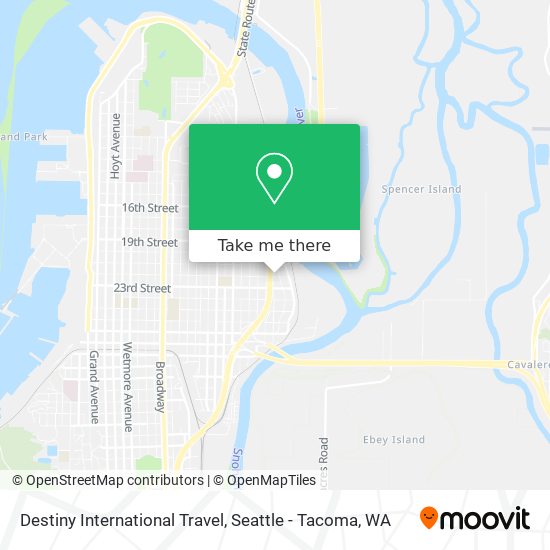 Destiny International Travel map