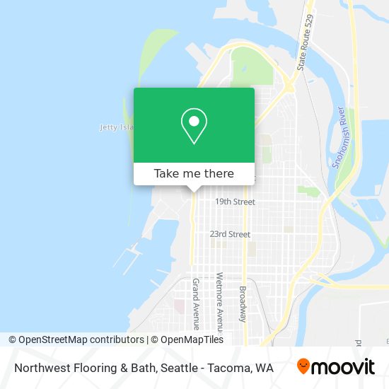 Northwest Flooring & Bath map