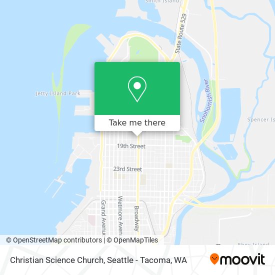 Mapa de Christian Science Church