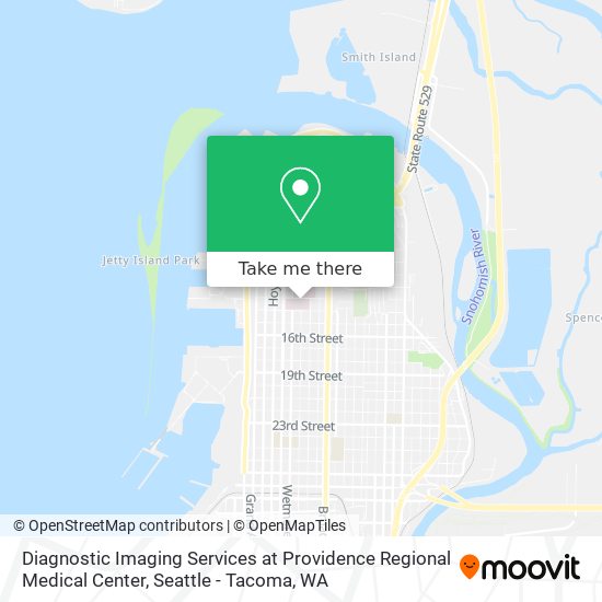 Mapa de Diagnostic Imaging Services at Providence Regional Medical Center