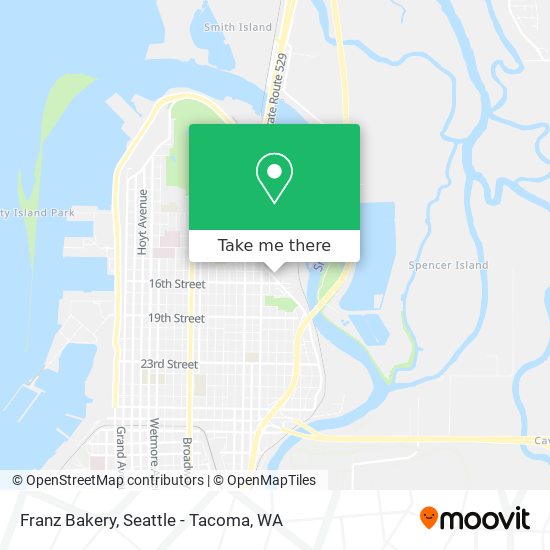 Franz Bakery map