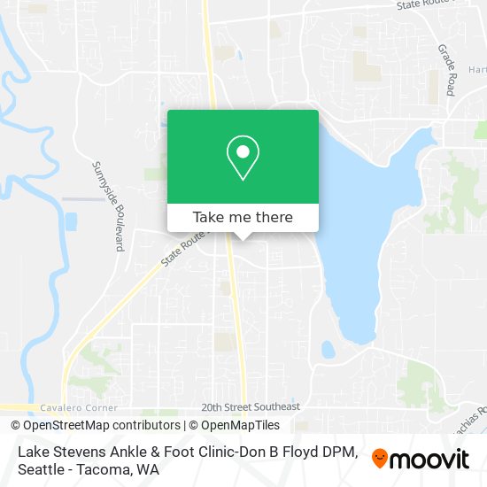 Lake Stevens Ankle & Foot Clinic-Don B Floyd DPM map