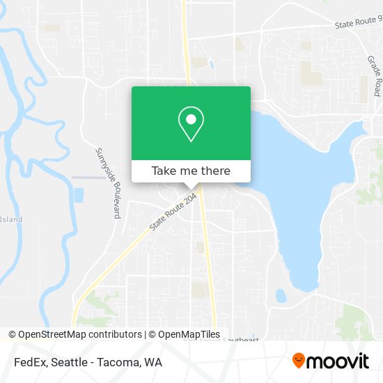 FedEx map