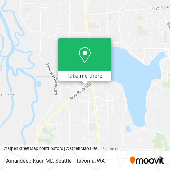 Mapa de Amandeep Kaur, MD