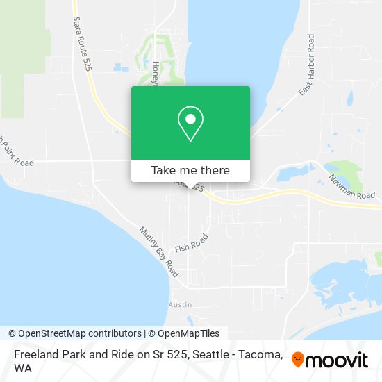 Freeland Park and Ride on Sr 525 map